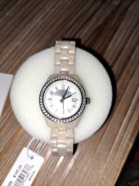 Bulova Caravelle Women's Quartz Beige Resin Watch